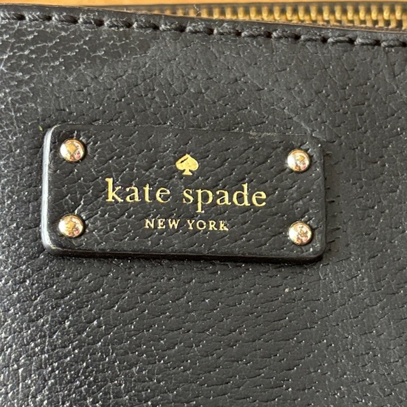 kate spade Black Leather Shoulder Satchel - Picture 2 of 14